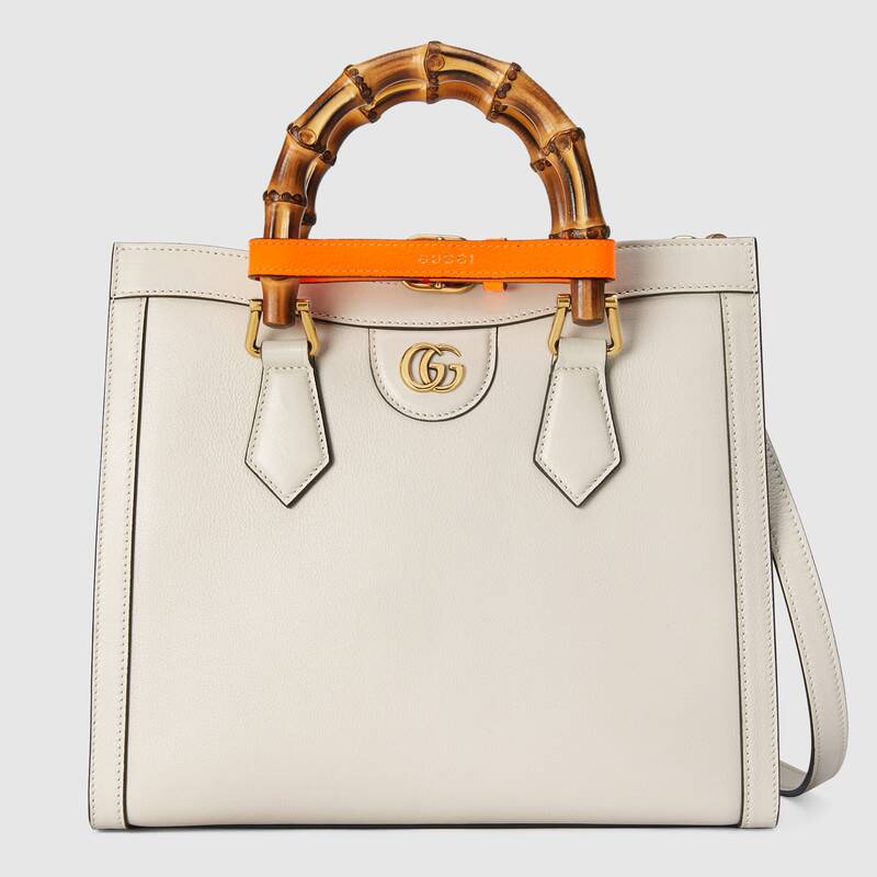 Gucci Diana Small Tote Bag Shoulder Bag 660195 White